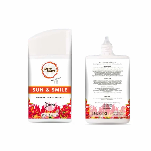 <br><span style="color:#FF4E04">LITTY SHOTZ</span> SUN & SMILE SPF/GLOW MOISTURIZER - Image 2