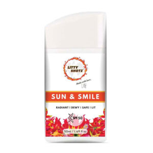 <br><span style="color:#FF4E04">LITTY SHOTZ</span> SUN & SMILE SPF/GLOW MOISTURIZER