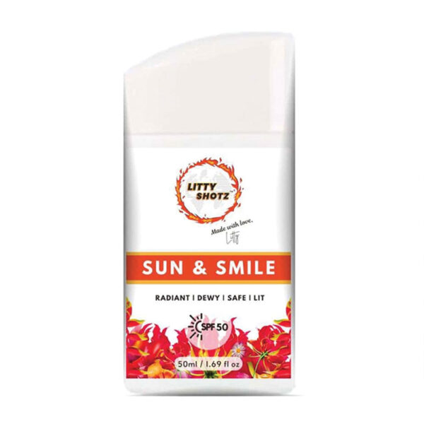 <br><span style="color:#FF4E04">LITTY SHOTZ</span> SUN & SMILE SPF/GLOW MOISTURIZER
